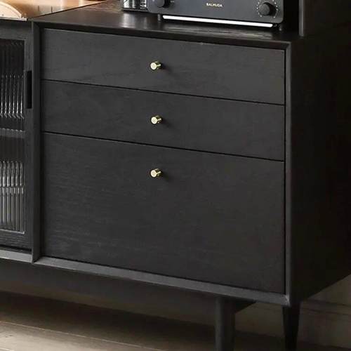 复古风实边厨柜一体靠墙餐高柜厨柜DG9850房储物柜酒柜茶水木柜轻