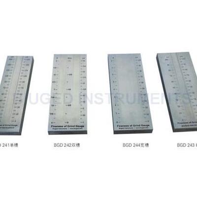 标格达槽241242刮243424系列UQG单双槽宽槽ISO不锈钢板细度计