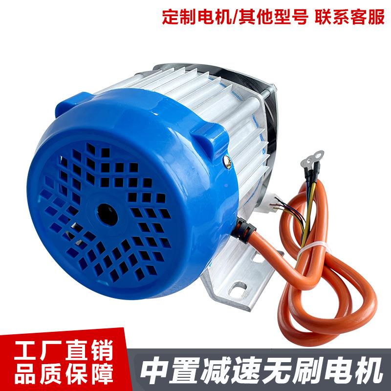 动三轮车电机8v60v电YPD伏80人0w链条直流无4刷力车割草机改装中