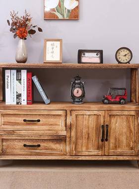 复古斗柜边柜美式餐玄新关客厅柜简约储物柜69147收纳柜中式酒柜