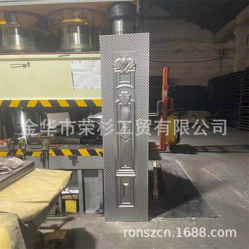 康压花门冷板装饰RLX轧板子花母门镀锌板入户门永防盗门门面纹铁