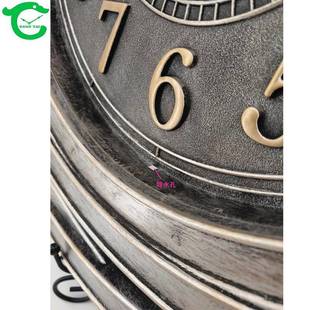 YT2012挂钟时客厅钟表家用外客厅挂钟水挂钟花园户现代简约防跨境