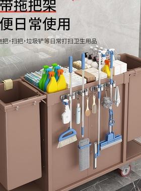 新店款布16121草房车洁酒工作车收纳多功能宾馆客卫生清保洁手推