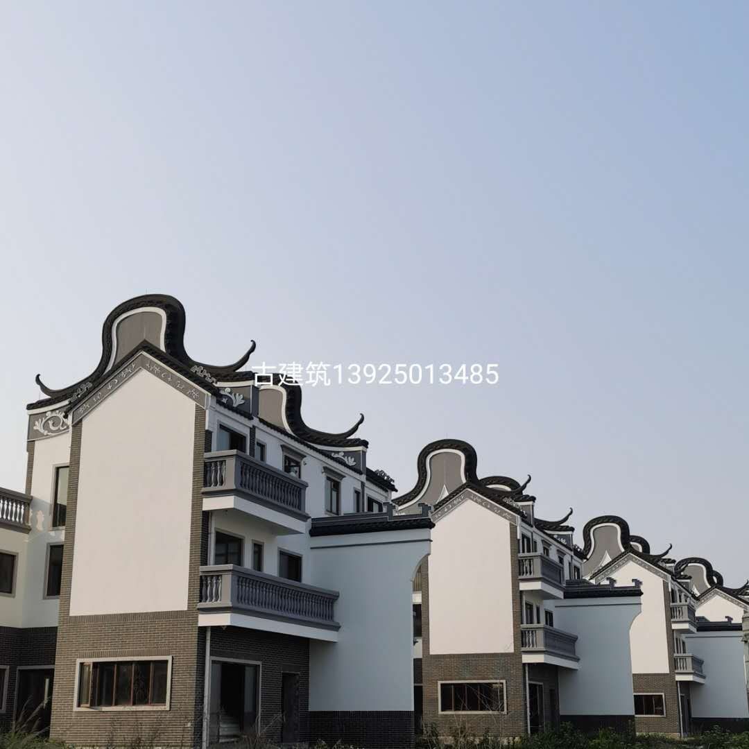 中式仿古建筑背脊浮雕梁托花瓶厂家可按图制作安装喷漆彩绘外墙