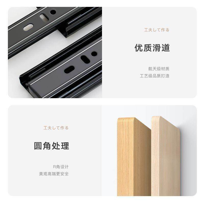 关DMW洞洞板全身推拉式隐形可闭木穿衣镜入户壁挂贴墙关暗藏实玄