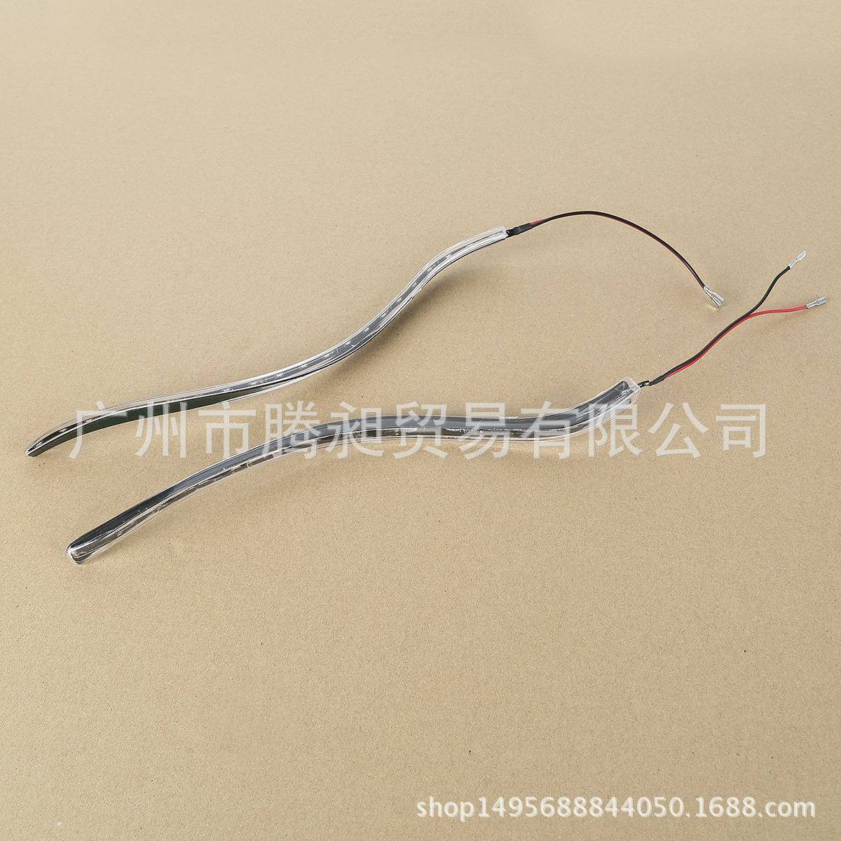外贸热销哈雷依勒克拉滑移头罩灯条LED彩灯装饰灯条改装配件
