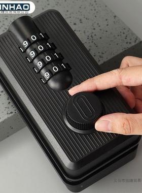 免5945打孔办公室开玻璃门门锁单密码锁单开门锁免开孔店铺密码锁