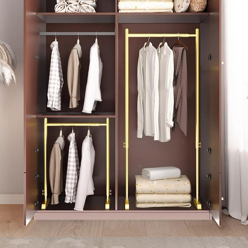 通衣柜挂衣杆家用宿舍改衣橱柜子的衣杆内UXD部造伸缩调里节凉挂