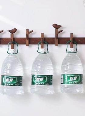 门实木衣服钩进玄关32605钥匙挂衣架挂墙上壁挂衣帽卧室创意免钩