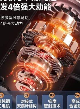 车吸尘器用大吸力吸吹两3449用家用载手持持小型迷你车汽车大功率