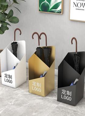 雨架简约商用家用创伞意物门口纳收雨伞桶个性铁艺金属91524放伞