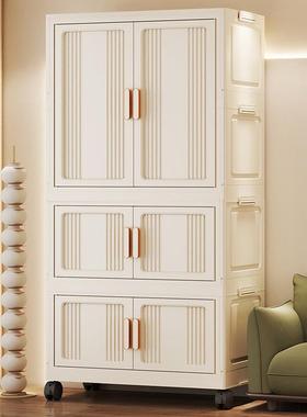 加大衣加厚免安装叠收纳柜多层可移宝60712母宝衣柜玩具储物折家