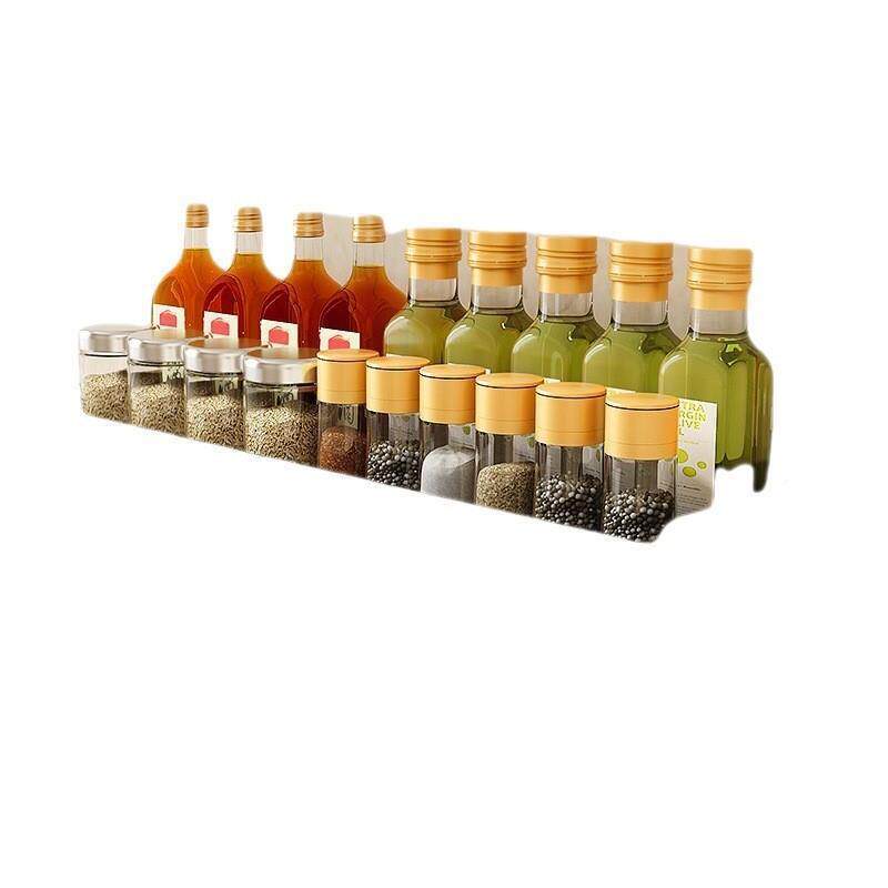 厨房置物架调料调多味品收墙50774上纳壁挂孔免打挂墙加宽功能用