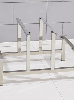 食子餐桌椅组合学校学生堂不锈钢桌566684人8人饭位连体员工饭堂