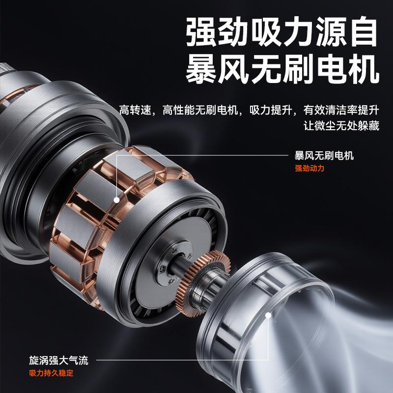 跨境家用车载吸尘器汽车无线大吸力超强大功率小型手持迷你吸尘机