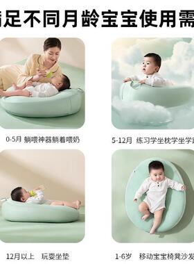 厂睡家直销防吐奶坡婴LSJ儿a枕类防溢奶躺喂斜奶枕新生儿躺靠趴枕