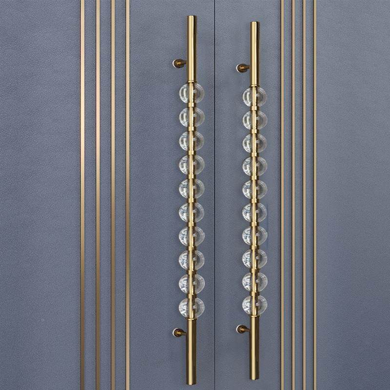 奢玻璃门拉轻水晶拉手手不锈钢拉大门拉手水晶拉手推门拉手酒店门