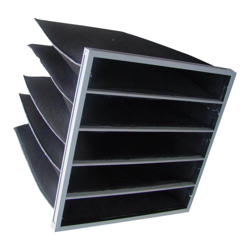 G4活性炭袋滤式过滤器化学过滤器铝框空气化590*590*过滤净防袋式