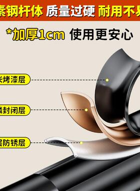 UIU挂安装两房床一挡房挡屏风拉帘免卧室隔断帘布打孔变遮帘床包