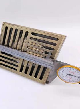 全量长方形防臭地漏复古42163实心精雕家铜用厨房阳台大排侧排地