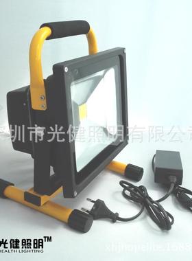 光1健提工地HL-FR50A灯00W户外露营充电灯应便携式手急探照移动施