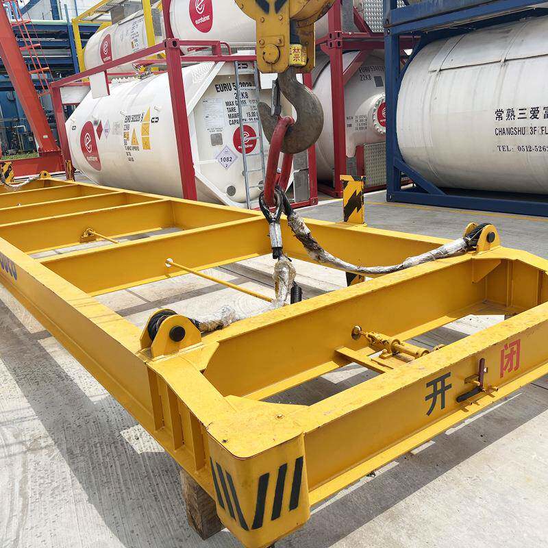 集装箱简易25417吊具框架集装箱吊具梁龙门吊用钢吊具平板衡梁