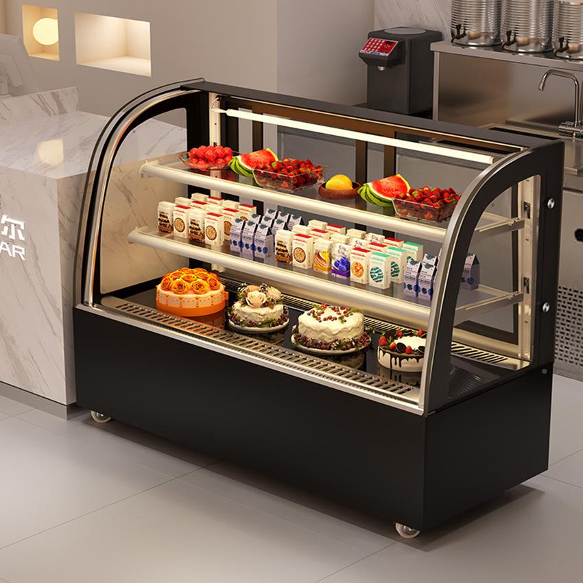 糕柜冷藏展示柜台水果甜式品小型蛋ICT商用弧形糖葫芦柜凉菜保鲜