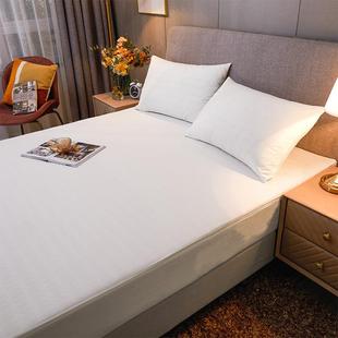 色六店面全链包床笠单zhang单件拉式 宾馆酒床罩可拆卸白床垫保护
