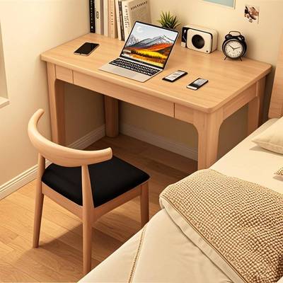 实木书公桌家用卧室简约办桌电桌小全户型家CXT用学生学习桌写字