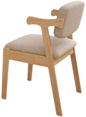 实木椅家用书桌餐椅简约办公习久卧室电脑学坐凳宿舍写字FND靠背