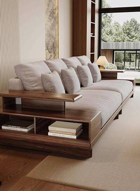 户宋中式北美黑胡桃实木小沙发54900家用型简约现代直排氏美学沙