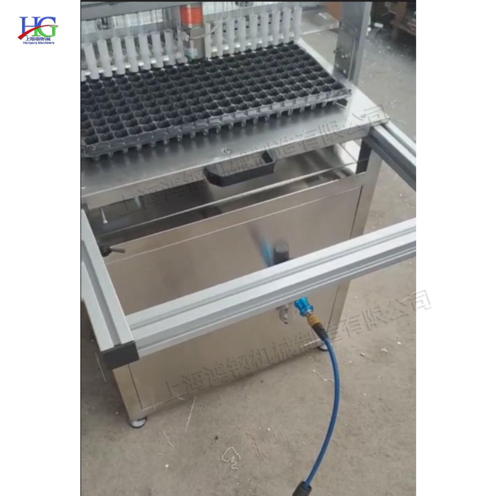 蔬菜花UNB卉机穴盘育苗针吸式穴盘育苗种植机漂盘覆土体压穴一机