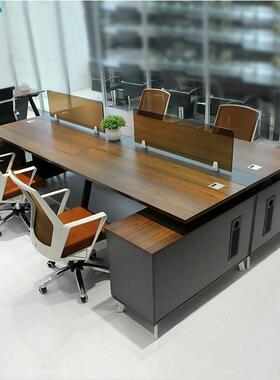 办公桌椅组合职员4人人6人位卡座屏风卡EHY位脑隔断销工售桌四电