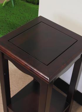 8V花木新中架式盆客实39121厅置物架室内兰花绿萝榆木花架玄关盆