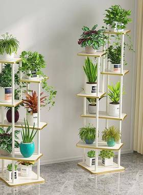 架置物架阳台落饰式室内客43286花厅装花台地实木多层窗台多肉花