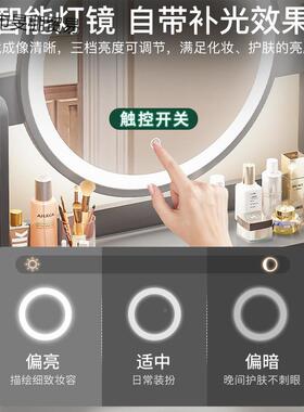 代妆台主卧化妆小镜化妆台小户梳型网红型化妆桌卧室现86844简约