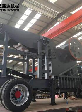 移大破碎机制砂机动型鄂式碎石机煤矸石粉碎混凝土块破锤制QWW砂