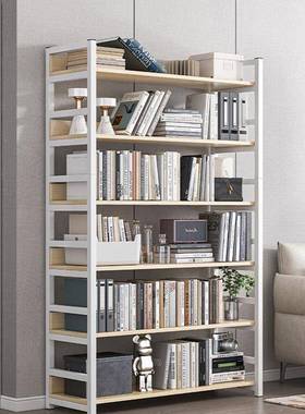 跨款境家用地大容量书架40081客厅书房杂多层落收纳架儿童绘物本架铁艺