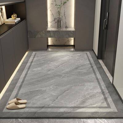 现代户地垫防滑擦地耐脏门42528口毯简约风地垫可入免洗家用入户