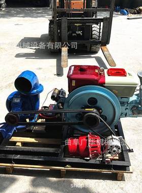 柴油动力大8寸车抽水式泵轮RXL式小麦灌机绿化溉带浇地拖泵