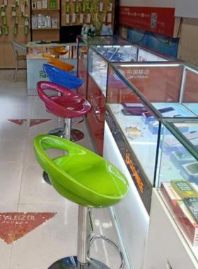 吧台椅现代高简XTE约高脚凳子酒吧凳凳前台椅降子用靠背吧凳家升