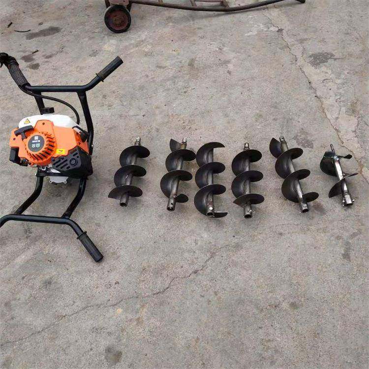 地过路横010钻孔打眼机护坡穿水下平挖洞机越螺旋向钻机轻便打坑