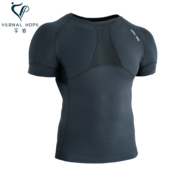 VERNAL HOPE健身运动紧身衣男篮球跑步弹力速干专业压缩衣短袖 夏