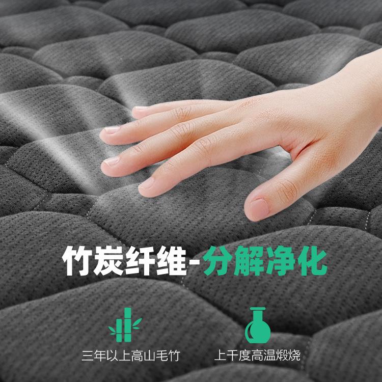 家用可折叠软床垫加硬椰宗床垫棕垫出租房双人棕榈乳胶椰棕床垫