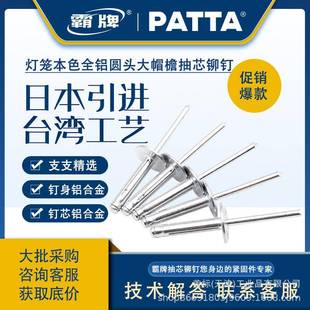 芯全铝大帽檐头灯4WHX笼型抽拉铆钉圆锚钉 汽车支架专用 4.8 6.4