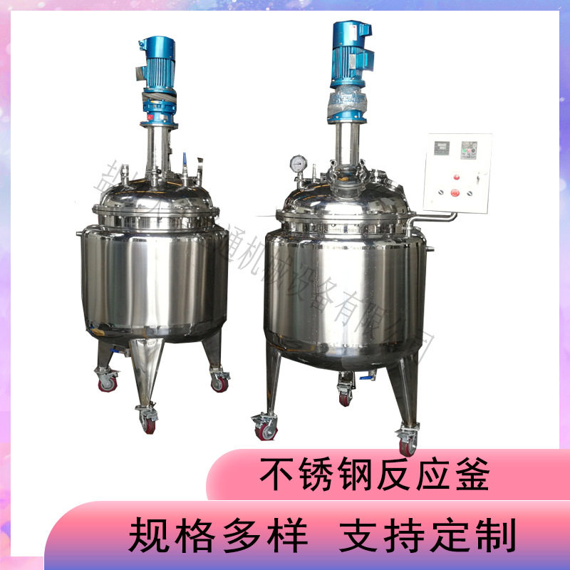 内盘管电加热真空反应釜  搅拌反应设备多功能