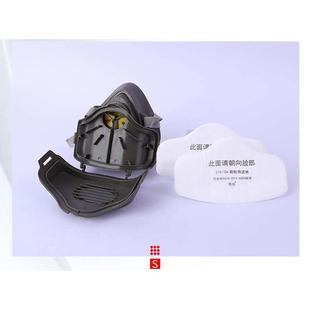 修口鼻透气面 创为邦3200硅胶防尘口罩防工业粉尘雾霾打磨煤矿装