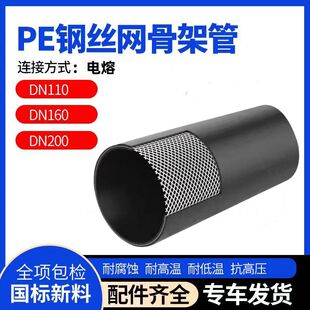 国标钢丝网骨架聚乙烯复合管市政消防化工给水排水管  定制链接
