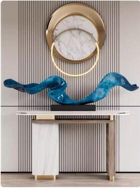 创意抽象现代艺术品雕塑前台过道玄关酒店售楼处商业中心装饰摆件