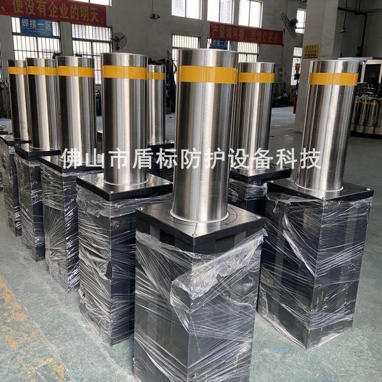 不锈钢阻拦伸降电动升降路桩 大门路口止车隔离桩自动防撞升降柱